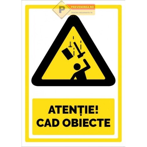 Indicator pentru avertisment obiecte in cadere